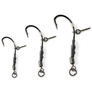 Montura Extra Carp Ronnie Rig Cu Surub, Nr.4, 3buc/plic