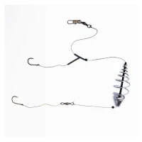 Montura Mostiro Arc Cu Teu, Fir Textil, 2 Carlige Nr.2