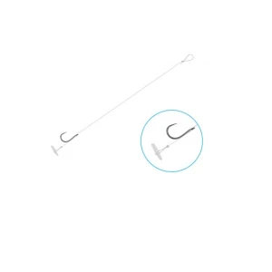 Montura feeder Delphin FLR Quickstop / 6buc 8cm carlig 8