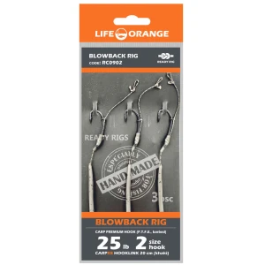 Rig Crap Blowback 04 Orange Series 9 No.4, 25lb, 3buc/pac