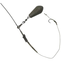 Rig Crap Orange 56g Carp Running Lead, Carlig No.4, Leadcore 45lb, 1buc/pac