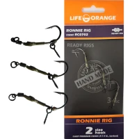 Rig Crap Ronnie Rig 04 Orange Series 7 No.4, 20lb, 3buc/pac