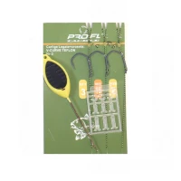 Set 3 Carlige Legate Plus Croseta Si Opritoare Nr 4 15lb Pro Fl