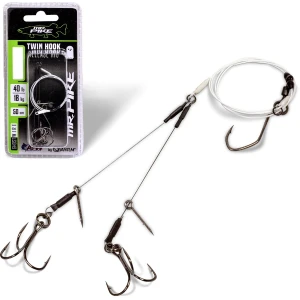 QUANTUM MR. PIKE GHOST TRACES BAIT-RELEASE-RIG WHITE  Carlig nr 2 50CM 1PCS