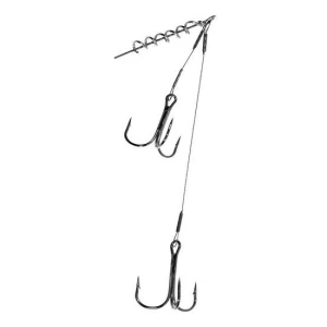 Struna Jaxon Sumato cu Ancore si Spirala X2, 12cm, 15kg