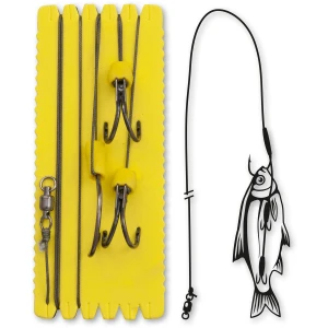 Rig Somn Black Cat 10/0 4/0 4/0 Big Bait Ghost Rig XL