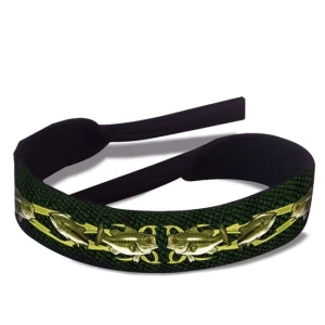 Curea Ochelari Flying Fisherman Green Bass Soft Strap Retainer 