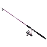 Combo Mitchell Tanager Pink Camo II Tele Spin, 10-30g, 2.40m, 6seg