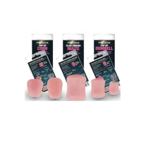 Pelete Korda Flotante Slow-Sinking Dumbell + Free Hair Stops, 8mm, 10buc/plic Fruity Squid (Roz)