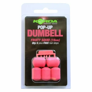 Pelete Korda Pop-up Dumbell 8mm Fruity Squid Roz 10buc/plic