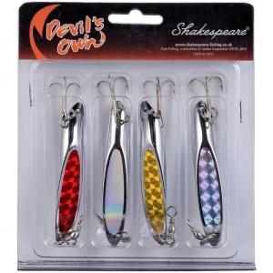 Set Naluci Shakespeare Devil's Own Slither Spinner 28g, 4buc