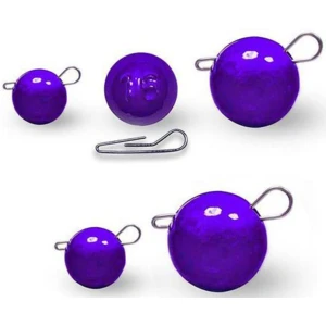 Plumbi Orange Cheburashka Cu Agrafa Detasabila, Mov, 10g, 5buc/plic