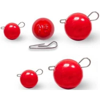 Plumbi Orange Cheburashka Cu Agrafa Detasabila, Rosu, 12g, 5buc/plic