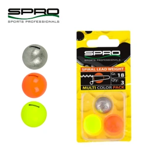 SPRO SPIRAL WEIGHT 5 GR ASSORT 3 PCS