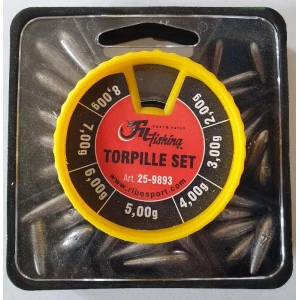 Set Plumbi Culisanti  Filfishing 7 Compartimente, 0.75-3g