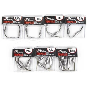 Set Plumbi Culisanti Filfishing Torpilie, 9gr, 5buc/cutie
