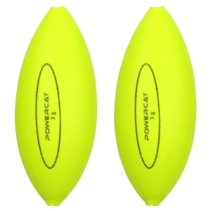 Plute Monturi Somn Nevis Powercat Micro U-Float, Galben, 1.5g, 2buc/pac