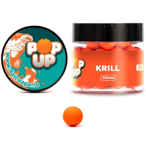 Pop Up Da-i Cu Apa, Rosu, Krill, 10mm, 20g