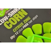 Porumb Artificial Korda Slow Sinking Corn Citrus Zing Lime 12buc/plic