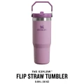 Pahar Termoizolant cu Pai Rabatabil STANLEY Classic IceFlow Flip Straw Tumbler 0.89L / 30oz, Lilac
