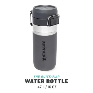 Sticla Apa Stanley The Quick Flip Water Bottle Charcoal 0.47L 