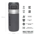 Sticla Apa Stanley The Quick Flip Water Bottle Charcoal 0.47L 