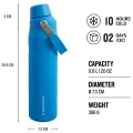 Sticla Termoizolanta STANLEY The Aeroligh IceFlow Fast Flow Water Bottle  0.6L / 20oz, Azure
