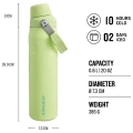 Sticla Termoizolanta STANLEY The Aeroligh IceFlow Fast Flow Water Bottle  0.6L / 20oz, Citron