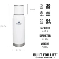 Termos STANLEY The Adventure To-Go Bottle 0.75L / 25oz, Polar
