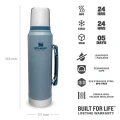 Termos Stanley The Legendary Classic Bottle Hammertone Ice 1L 
