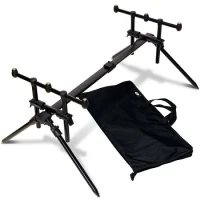 Rod Pod Ngt Aluminiu Quickfish Cu 3 Posturi + Husa De Transport