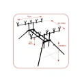 Rod Pod Baracuda 15 Pentru 5 Posturi