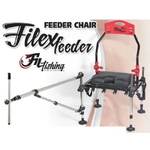 SCAUN FILFISHING FILEXFEEDER CU SUPORT TELESCOPIC + HUSA DE TRANSPORT