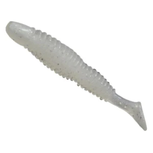  Shad Reins Bubbling Shad, Clear Pearl Silver, 7.6cm, 8buc/plic