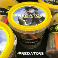 Galeata Cu Naluci Siliconice 4predators Tackle Bucket 130buc