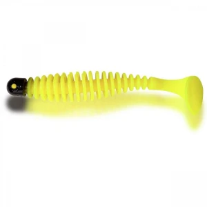 Naluca Black Cat Shad Worm Yellow Zombie 17cm 25g