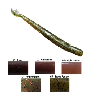 SHAD BIWAA VENUM TAIL NIGHTCRAWLER 10CM 10BUC/PLIC