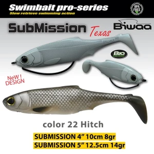 SHAD Biwaa SUBMISSION 13cm 22 Hitch 3buc/plic