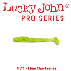 SHAD LUCKY JOHN TIOGA PRO SERIES LIME CHARTREUSE 6.1CM 9BUC/PLIC