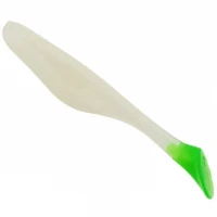 Shad Bass Assasin Turbo Shad, Pearl Chartreuse Tail, 10cm, 10buc/pac