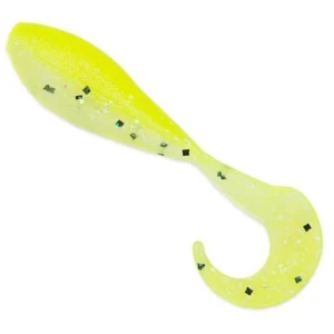 Shad Bass Assasin Curly, Culoare Limetreuse Ghost, 5cm, 10buc/plic