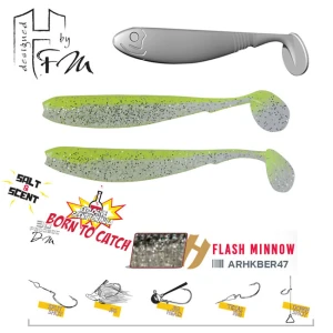 Shad Colmic Herakles Benjo R 9cm Flash Minnow, 7buc/plic