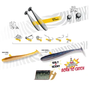 Shad Colmic Herakles Shad-Ow70 7cm Clear Water, 8buc/plic