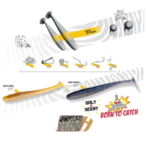 Shad Colmic Herakles Shad-Ow85 8.9cm Flash Minnow, 10buc/plic