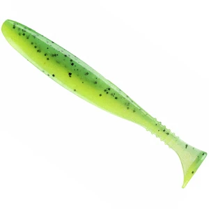 Shad DAIWA D.Fin, UV Chartreuse Tiger, 15cm, 3buc/pac