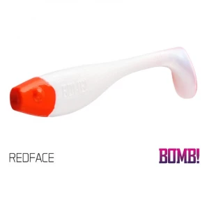 Shad Delphin BOMB Fatty/5buc 10Cm Redface