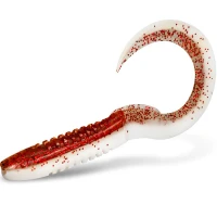 Shad Delphin Twistax Eeltail Uvs, Deadsnow, 6cm, 5buc/pac