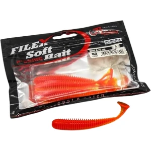 Shad Filfishing Filex Worm Hero, Culoare 03, 8.75cm, 5buc/pac