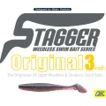 Shad Hide Up Stagger Original 3" Salt, S-05 Motor Oil Gold Flake, 7.6cm, 4.5 g, 10buc/pac