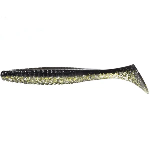 Shad Hide Up Stagger Original 3" Salt, SN-09 Kurokin, 7.6cm, 4.5 g, 10buc/pac